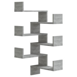 Berkfield Wall Corner Shelves 2 Pcs Grey Sonoma 40X40X50 Cm Engineered Wood - thumbnail 2