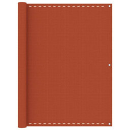 Berkfield Balcony Screen Orange 120X500 Cm Hdpe