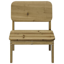Garden Chairs 2 Pcs 60X52.5X72 Cm Impregnated Wood Pine - thumbnail 4