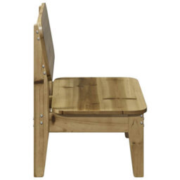 Garden Chairs 2 Pcs 60X52.5X72 Cm Impregnated Wood Pine - thumbnail 5