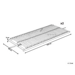 Beliani Slatted Bed Base Liry 160 X 200 Cm (Eu King Size) - thumbnail 3