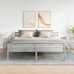 Berkfield Durable Bedside Cabinets 2 Pcs With 2 Drawers Concrete Grey 40X36X50 Cm - thumbnail 3