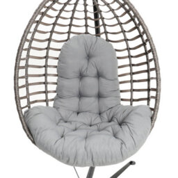 Living And Home Garden Hammock Seat Pad Dark Grey Thicken Swing Chair Hanging Egg Chair  Cushion For Indoor Outdoor W 95 Cm X H 75 Cm - thumbnail 2
