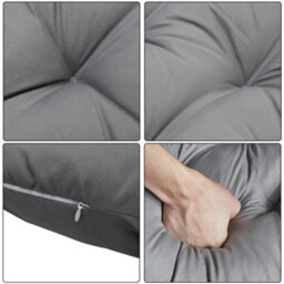 Living And Home Garden Hammock Seat Pad Dark Grey Thicken Swing Chair Hanging Egg Chair  Cushion For Indoor Outdoor W 95 Cm X H 75 Cm - thumbnail 4