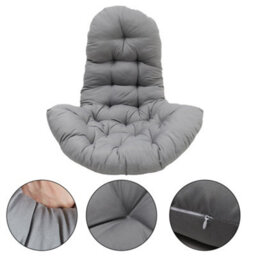 Living And Home Garden Hammock Seat Pad Dark Grey Thicken Swing Chair Hanging Egg Chair  Cushion For Indoor Outdoor W 95 Cm X H 75 Cm - thumbnail 3
