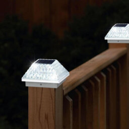 Solar Post Lights Ip44 Waterproof Solar-Powered Led Outdoor Post With Mounting Adaptor - thumbnail 5