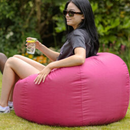 icon Adult Classic Beanbag Outdoor Waterproof Bean Bags Ready Filled - Pink - thumbnail 2