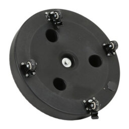Thehotsale 25Kg Parasol Base Heavy Duty Round Cement Umbrella Stand  For Patio Deck Poolside With Wheels - thumbnail 6