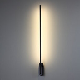 Ultra Beam Lighting Ultrabeam Black Indoor Led Wall Light 10 Watt Led 1000 Lumens Height 900mm - thumbnail 1