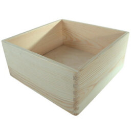 Woodeedoo 3 Tier Square Wooden Storage Unit With Lid Wheels And Hinges Pine Furniture Style Box Stack For Home 30 X 30 X 45 Cm - thumbnail 7