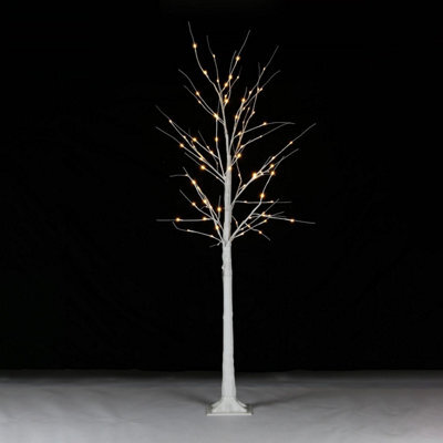 Taylor & Brown 6Ft 96 Led White Birch Twig Tree Light, Twinkling Christmas Twig Tree With Lights, Led Twig Christmas Tree - image 1