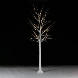 Taylor & Brown 6Ft 96 Led White Birch Twig Tree Light, Twinkling Christmas Twig Tree With Lights, Led Twig Christmas Tree