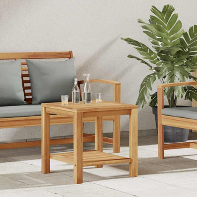 Berkfield Coffee Table Brown 45 X 45 X 45 Cm Solid Teak Wood - image 1