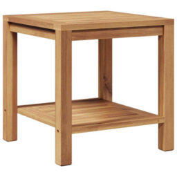 Berkfield Coffee Table Brown 45 X 45 X 45 Cm Solid Teak Wood - thumbnail 7