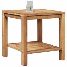 Berkfield Coffee Table Brown 45 X 45 X 45 Cm Solid Teak Wood - thumbnail 3