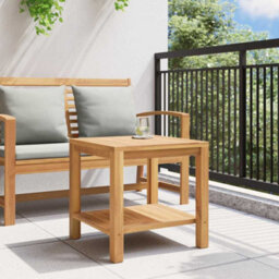 Berkfield Coffee Table Brown 45 X 45 X 45 Cm Solid Teak Wood - thumbnail 4