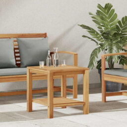 Berkfield Coffee Table Brown 45 X 45 X 45 Cm Solid Teak Wood - thumbnail 1