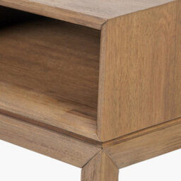 Pacific Lifestyle 1 Drawer Black And Natural Acacia Wood Console Table - thumbnail 8