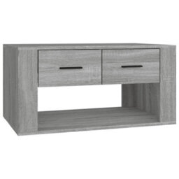 Berkfield Coffee Table Grey Sonoma 80X50X40 Cm Engineered Wood - thumbnail 2
