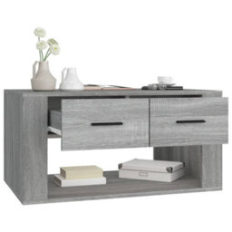 Berkfield Coffee Table Grey Sonoma 80X50X40 Cm Engineered Wood - thumbnail 5