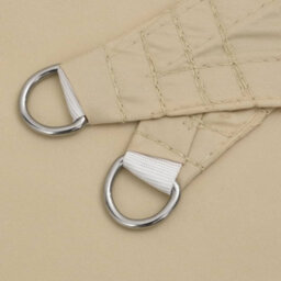 Berkfield Sun Shade Sail Beige 2X2X2 M 100% Polyester Oxford - thumbnail 5