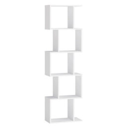 LEDREM Bookshelf, 6-Tier Bookcase, 24 X 40 X 159 Cm, Room Divider, Cube Display Shelf, Freestanding Storage Shelf - thumbnail 2