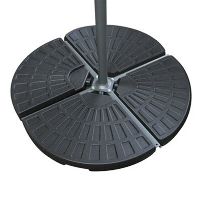 Sundaze Set Of 4 Sector Cantilever Parasol Base Stand Weights For Hanging Overhang Garden Parasols - image 1