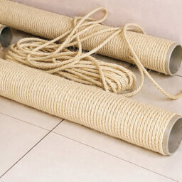 Timko Ropes Sisal Rope For Cat Scratcher Cat Tree Repairing - 20 M / 65 Ft Of 10 mm Natural Sisal Rope For Scratching Post Tower Replacement - thumbnail 4