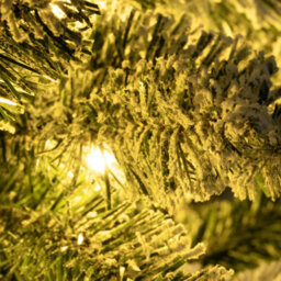 Christmas Tree World The Pre-Lit 7Ft/210Cm Snowy Pencil Christmas Tree - thumbnail 6