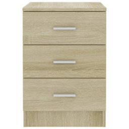 Berkfield Bedside Cabinet Sonoma Oak 38X35X56 Cm Engineered Wood - thumbnail 4