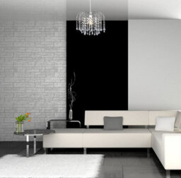 Klass Home Collection Teardrop Acrylic Crystal Pendant Ceiling Light Shade Chrome Finish - thumbnail 6