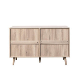 Swish Furniture Willow Oak & Real Rattan Chest Of 6 Drawers Bedroom Furniture Storage - thumbnail 8