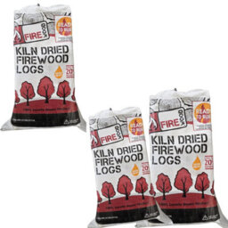 HEATON WHOLESALE 2 X Softwood Ready To Burn Kiln Dried Firewood Log For Outdoor Open Fire Pits - thumbnail 2