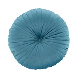 Catherine Lansfield Round Cushion Soft Touch 40X40Cm Cushion Teal Green - thumbnail 4