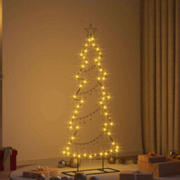 Vidaxl Metal Christmas Tree With Stand Black 150 Cm Steel - thumbnail 4