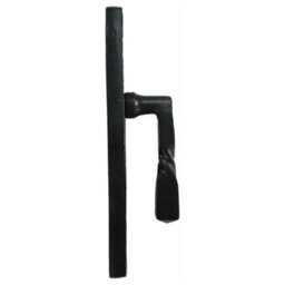 UAP Limited Uap Traditional Black Cast Iron External Door Handles Pair 92mm Centres 219mm Backplate Euro Lock - thumbnail 5