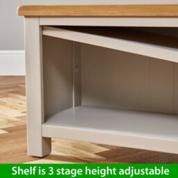 The Furniture Market Cotswold Grey Painted Small Tv Unit Up To 50 Tv Size - thumbnail 6
