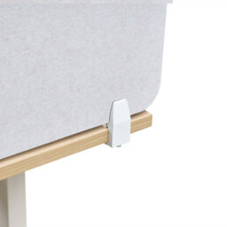 Beliani  Desk Screen Split Off-White - thumbnail 9