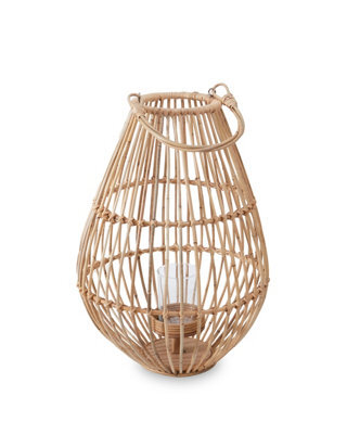 Orsina Elegant Design Lantern With Hoop Handle, Functional Black Tealight Lantern, Sleek Large Candle Lantern - image 1