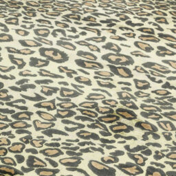 Leopard Beige Modern Animal Easy To Clean Living Room Bedroom & Dining Room Rug-200Cm X 290Cm - thumbnail 2