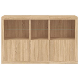 Vidaxl Sideboard With Led Lights Sonoma Oak 162X37X100 Cm - thumbnail 6