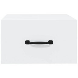 Berkfield Wall-Mounted Bedside Cabinet White 35X35X20 Cm - thumbnail 5