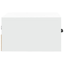 Berkfield Wall-Mounted Bedside Cabinet White 35X35X20 Cm - thumbnail 7