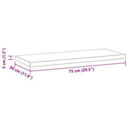 Berkfield Wall Shelves 2 Pcs 75X30X3 Cm Silver Stainless Steel - thumbnail 9