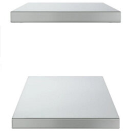 Berkfield Wall Shelves 2 Pcs 75X30X3 Cm Silver Stainless Steel - thumbnail 6