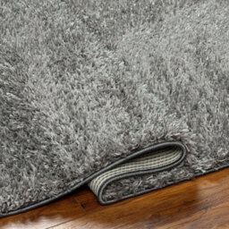 Livabliss Moda Shaggy-Solid Color Dark Grey Plush Soft Pile Living Bedroom Rug 160 X 213 Cm Easy Care, Non Shedding - thumbnail 4