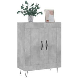 Berkfield Classic Sideboard Concrete Grey 69.5X34X90 Cm Engineered Wood - thumbnail 3