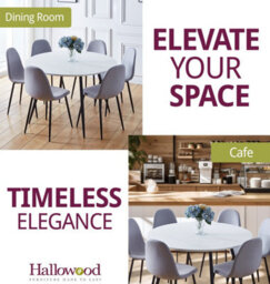 Hallowood Furniture Cullompton Large Round Dining Table (1.2M) With 6 Chairs (Cha502-Sgy) - thumbnail 6