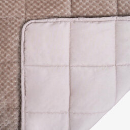 Ohs Waffle Fleece Weighted Blanket, Mink - 8Kg - thumbnail 8