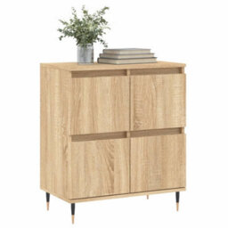 Berkfield Durable Sideboard Sonoma Oak 60X35X70 Cm Engineered Wood - thumbnail 3